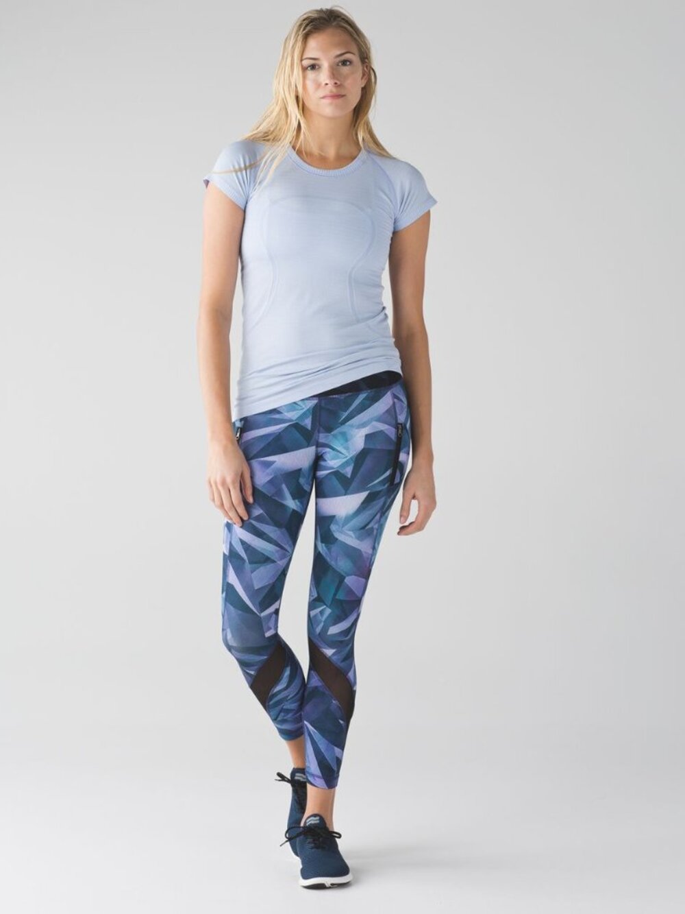 Lululemon Inspire Tight II (Mesh) Pretty Prism Multi/Black Size 4